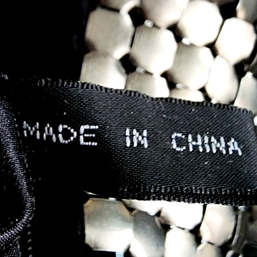 SHIH SHIH Black Silver Studded Bag